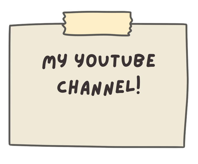 my YouTube channel